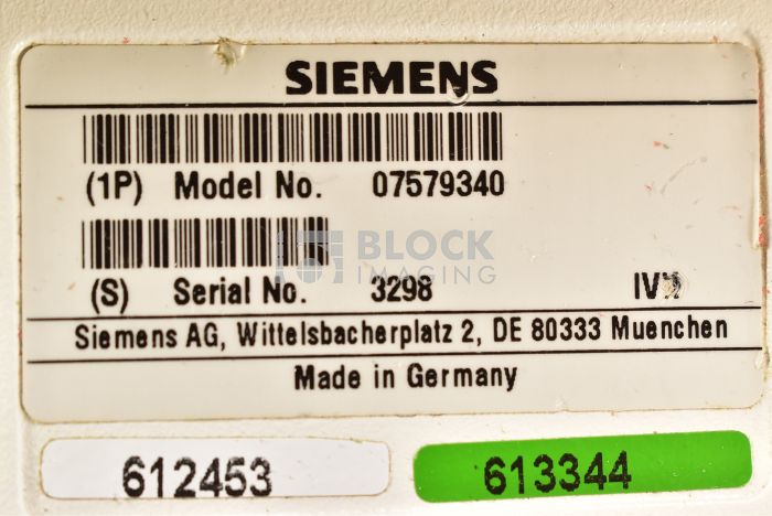 7579340 - Siemens - MRI - Spine Matrix Coil | Block Imaging